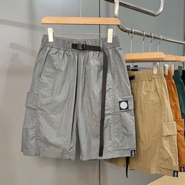 Men's designer stone brand islande shorts Pockets Work Five-piece pants Womens summer Sweatpants Multi-function thigh pants Short 899