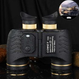 Telescope Binoculars High Power Military Binoculars 7X50 HD Waterproof Top Quality Ranginder Compass Tescope LLL Night Vision For Hunting Camping HKD230627