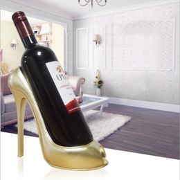 Bar Tools High Heel Shoe Wine Bottle Holder Stylish Rack Gift Basket Accessories for Home Red Creative 230626