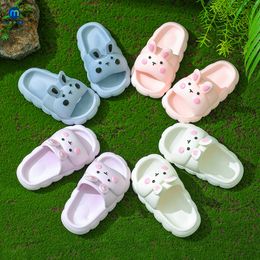 Slipper Cute Summer Kids Slippers Cartoon Rabbit Children Baby Soft Home Slippers Waterproof Non-slip Boys Girls Beach Shoe Miaoyoutong 230626