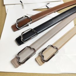 Women Genuine Leather 2.3cm Width High Quality Men Designer Belts Y Buckle cnosme Womens Waistband Cintura Ceintures