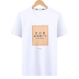 2023 designer clothes mens t shirt bur short sleeved shirts short couple models cotton Breathable Asian size M XXXL loose loog Luxury quality womens mens clothing top