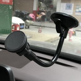 360° Magnetic Car Phone Holder For iPhone 11 Pro Xs Max 12 13 Suction Cup Magnet Car Window Mount Cell Mobile Phone Holder Stand