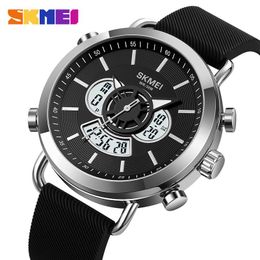 Watches Skmei Fashion Back Light Digital Watches Mens Soft Silicone Strap Chrono Stopwatch Wristwatch Alarm Calendar Clock Reloj Hombre
