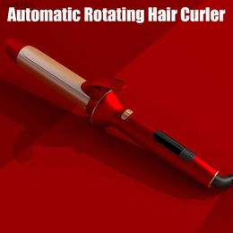 Professional Automatic Rotating Curling Iron Wand with Tourmaline Ceramic Hair Curler Anti-scalding Waver Maker Styling Tools L230520