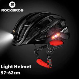 Cycling Helmets ROCKBROS Light Cycling Helmet Bike Ultralight Helmet Ectric Bicyc Helmet Mountain Road Bicyc MTB Helmet Bike Helmet Light HKD230626