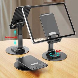 OUTMIX Tablet Stand 360 Rotation Adjustable Foldable Holders for iPad Phone Samsung Xiaomi Lenovo Huawei Tablet Bracket Support L230619