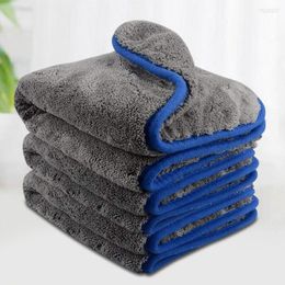 Car Sponge 1200gsm Thicken Washing Towel Drying Coral Fleece Microfibre Cleaning Care Detailing Cloth 40x40cm