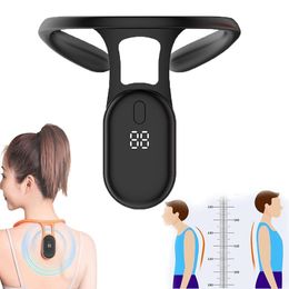 Resistance Bands Portable Body Shaping Neck Instrument Electric Ultrasonic Lymphatic Soothing Posture Correction Reminder Device for Men Women 230626