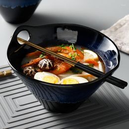 Bowls Japanese Style Home Decor Tableware Soup Noodle Rice Bowl Porcelain Dinner