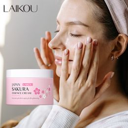 Japan Sakura Essence Face Cream Cherry Blossom Facial Cream Moisturising Anti-aging Skin Care Cream 25g