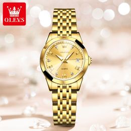 High-quality automatic mechanical fashion watch steel large dial 27mm luminous women luxury watch solid buckle gold watch women fashion watches with box 9931