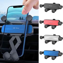 Car Phone Holder for iPhone 12 12 13 Pro Max Mini XR 7 8 Air Vent Mount for Samsung Xiaomi Huawei Smartphone Stand Black Blue