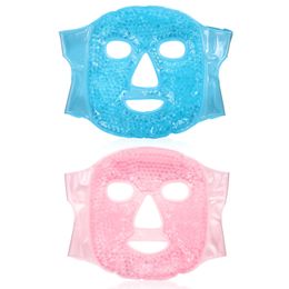 Sleep Masks 2 Pcs Cold Compress Mask Eye Heat Ice Women Cool Relief Bag Pvc Bead Miss 230626