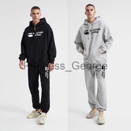 Men's Tracksuits Men's Tracksuits Spring Fall Solid Colour Jogging Suit Long Sleeve Sport Hoodie and Pants for Male Golf Lovers Set 2 Pieces x0627