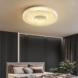 Chandeliers Modern Led Ceiling Lamps For Living Room Bedroom Kitchen Study White Remote Control Dimming Lights Fixtures