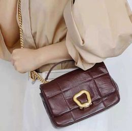 Songmont Medium Small High Edition Chocolate Series Women's Large Capacity Portable Oblique Span Bag Premium touch bag