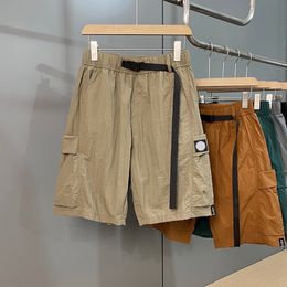 Men's designer stone brand islande shorts Pockets Work Five-piece pants Womens summer Sweatpants Multi-function thigh pants Short 476