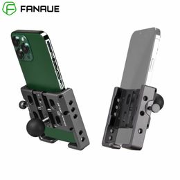 FANAUE Smartphone Holder headset support car mobile cell phone cradle motorcycle 1Inch universal ball fishfinder For Ram Mount