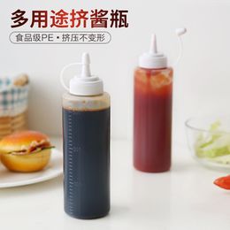 Plastic Household Ketchup Salad Squeeze Sauce Honey Jam Juice Condiment Tip Bottle