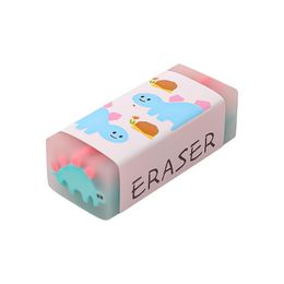 Eraser 32Pcs/Lot Cute Cartoon Dinosaur Eraser Kids Rubber School Correction Supplies Student Gifts Pencil Erasers