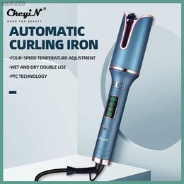 CkeyiN Multi-Automatic Hair Curler Hair Curling Iron LCD Ceramic Rotating Hair Waver Magic Curling Wand Irons Hair Styling Tools L230520