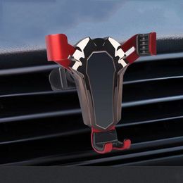 Gravity Car Cell Phone Holder Car Air Vent Clip Mount Mobile Auto Universal Support Accessories GPS Navigation Bracket Holder