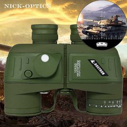 Telescope Binoculars BOSTRON Binoculars 7X50/10x50 HD Professional Military Binocular with Digital Compass Tescope Night Vision Binoculos Teskop HKD230627