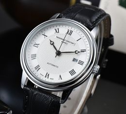 2023 Frederique Constant Clássico Novo movimento de designer relógios masculinos de alta qualidade luxo relógio masculino multifuncional cronógrafo montre relógios frete grátis