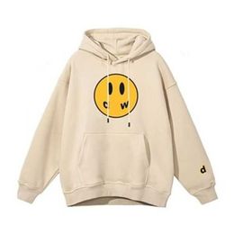 DrawDrew Designer Brand Draw Hoodie Le felpe con cappuccio di altissima qualità Drawdrew Giallo Man Smivey Faced Face Fedeshirt Tshirt Draw con cappuccio Harajuku 67