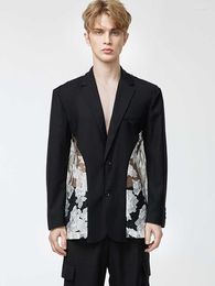 Men's Suits Men's Er0556 Fashion Men's Coats & Jackets 2023 Runway Luxury European Design Party Style Clothing