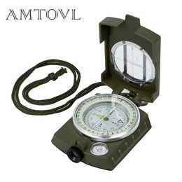 Dress Summer Outdoor Compass Waterproof Military Sighting Compass for Hiking Travel Biking Camping Angle Gradient Distance Guide Tool