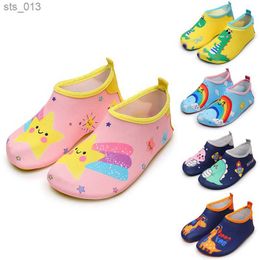 Kids Quick Dry Swim Shoes Kids Slipper Pantufa Infantil Water Shoes Footwear Barefoot Aqua Socks For Beach Pool Child L230518