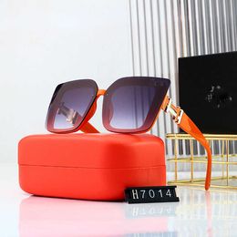 Brand sunglasses New Women's Polygonal H Letter Fashion Slim Net Red Personalized Sunglasses