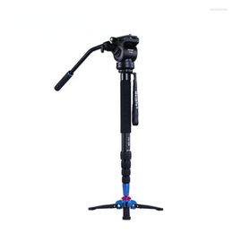 Tripods For Camera DSLR Manbily VM-336 Professional 172 Cm Unipod Monopod Aluminum Monopod&Fluid Head&Three Feet Support Stand