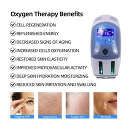 Beauty Spa Use Pigment Removal Whitening Skin Rejuvenation Beauty Instrument Hyperbaric Oxygen Jet PDT LED Photon Therapy Facial Mask Machine