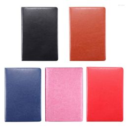 Business Leather Notebook Journal Agenda Lined Paper Diary Planner Notepad D08A