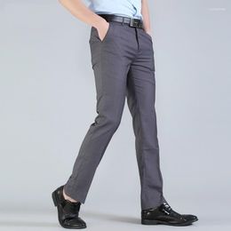 Men's Suits Men's Size 28-42 High-end Quality Boutique Comfortable Solid Colour Casual Business Formal Grey Black Men's Suit Pants