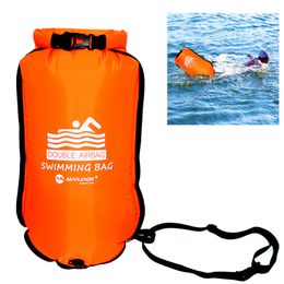 Outdoor Bags Thickened Double Airbags Inflatable Swimming Bag Ring Float Antisnoring Storage Waterproof PVC Lifebuoy Buoy Prevent Drowning 230626