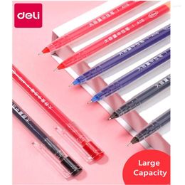 Deli Gel Pen 0.5mm 3 Colours Ink Pens Marker Creative Classic Writing Stationery Fashion Style School Office Supplies Gift