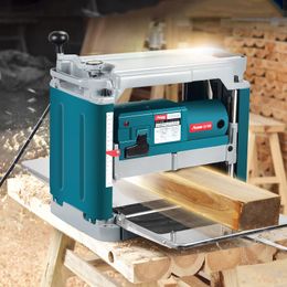 machines Electric Woodworking Multifunction Planer Power Tool Household Singlesided Highpower Desktop Hinery Wood Planer 220v 1850w