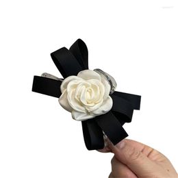 Hair Clips Elegant With Large Camellia Claw Clip Non-Slip Cute Strong Hold Catch Barrettes Styling Tool