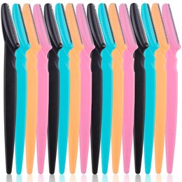 Clippers Trimmers 3410Pcs Eyebrow Trimmer Hair Remover Cutter Set Women Face Portable Eye Brow Removal Blades Shaver Cosmetic Makeup Kit 230627