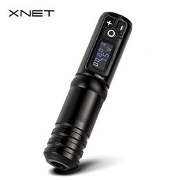 Tattoo Machine XNET Flash Wireless Tattoo Pen Machine Battery Portable Power Coreless Motor Digital LED Display Fast Charging Tattoo Equipment 230626