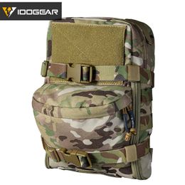 Multi-function Bags IDOGEAR Mini Hydration bag Hydration Backpack Assault Molle Pouch Tactical Military Outdoor Sport Water Bags 3530HKD230627