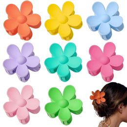 Clips Barrettes Flower Clip Cute Big Claw Non Slip Matte Jaw Clamps Catch For Women Thick Large Strong Hold Accessories Girls Th amnXF