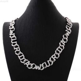 Designer Jewelry DJ Rap Ice Out Moissanite Cuban Llink Chain VVS 18 Inches 20 Inches 22 Inches Moissanite Chain For Men