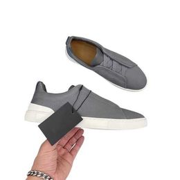 Designer Man Casual Shoes Extravagance Leather Light Sneaker Wholesale Price Canvas Mate Trainers TPU Non-Slip Breathable Sneaker With Box Dustbag 833