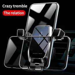 Metal Vehicle-Mounted Gravity Car Holder For Phone In Car Air Vent Clip Mount Auto Phone Holder Stand Support For iPhone GPS