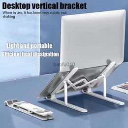Portable Laptop Stand Tablet Holder For Macbook Air Pro iPad Foldable Adjustable Laptop Support Notebook Bracket Tablet Stand L230619